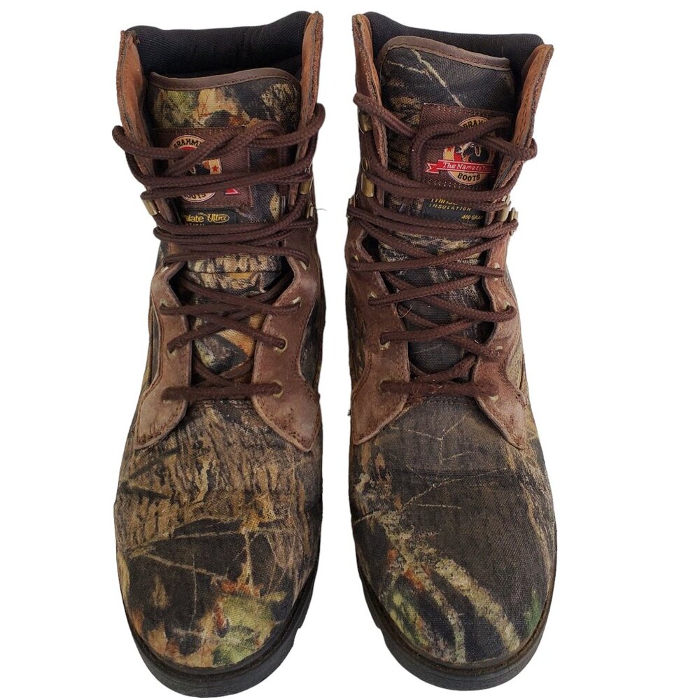 Brahma Hunting Boots Men's 10 Thinsulate Ultra Insulation 400 Gram Camo Lace - Picture 12 of 15